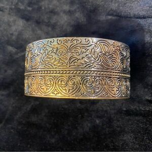 Intricate Silver Cuff Bracelet